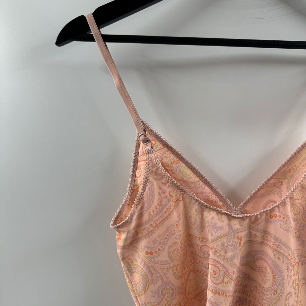 Urban Outfitters Out From Under Peach Paisley Cami (Size Medium, NWT) - Picture 6 of 7